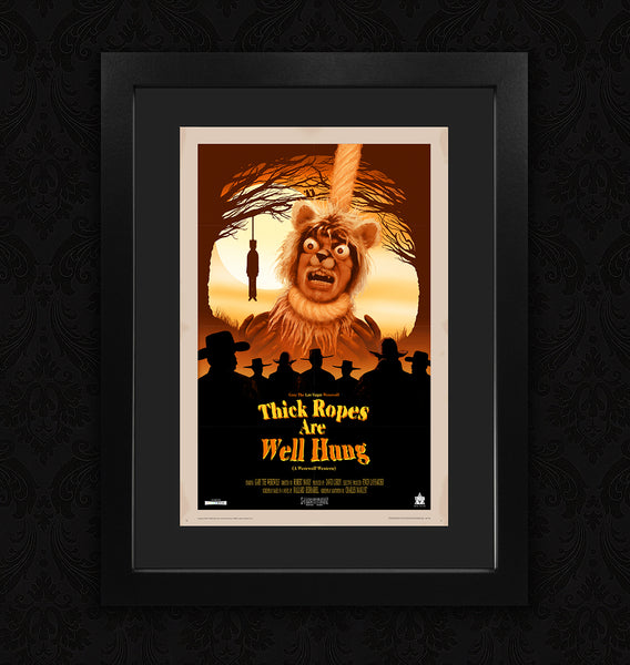 GARY THE WEREWOLF - Movie Poster "Thick Ropes Are Well Hung" Premium Matte Art Print