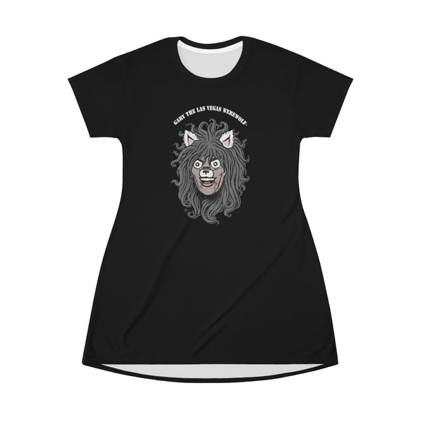 GARY THE WEREWOLF - Faded Gary Face Logo - Nightgown