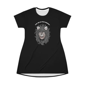 GARY THE WEREWOLF - Faded Gary Face Logo - T-Shirt Dress