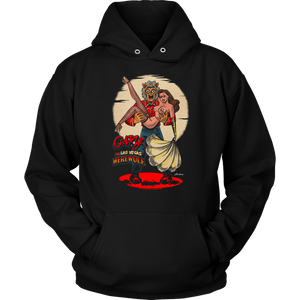 GARY THE WEREWOLF - Brunette Showgirl Hoodie in Black