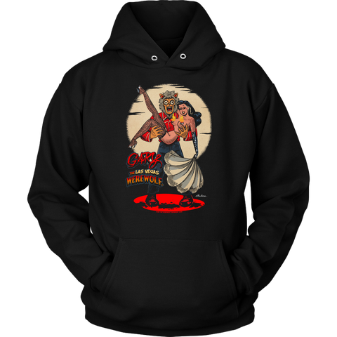 GARY THE WEREWOLF - Marie Devilreux Showgirl Hoodie in Black