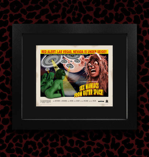 GARY THE WEREWOLF - Movie Poster "Sex Maniacs From Outer Space" Premium Matte Art Print