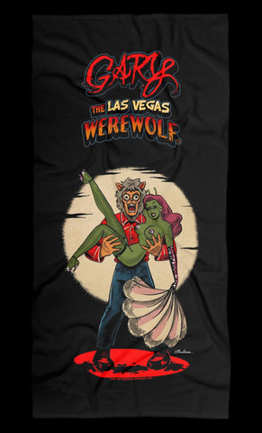 GARY THE WEREWOLF - Alien “Showgirl” Beach Towel