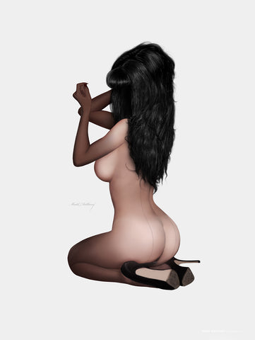 MADD ANTHONY - Phantoms of Fetish Collection - Specter No. 2 (Color Version) - Premium Matte Art Print