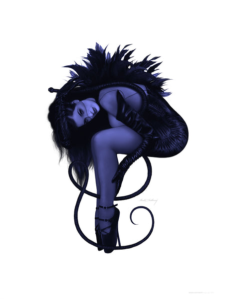 MADD ANTHONY - Dita DVT101 (Blue Version) - Premium Matte Art Print