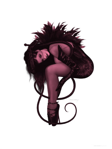 MADD ANTHONY - Dita DVT101 (Red Version) - Premium Matte Art Print