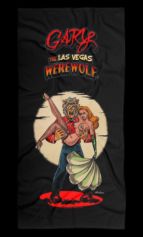 GARY THE WEREWOLF - Redhead “Showgirl” Beach Towel