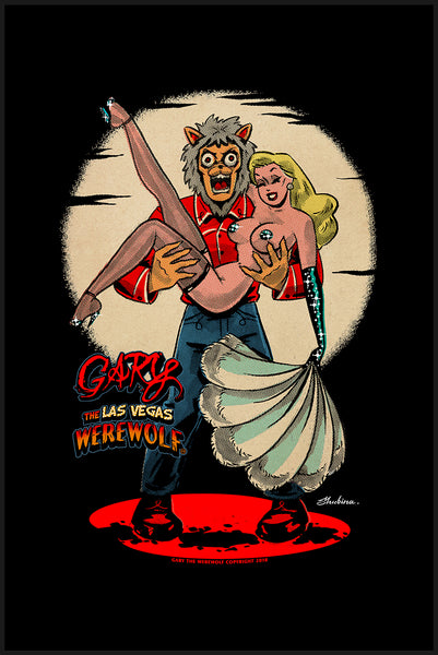 GARY THE WEREWOLF - Blonde “Showgirl” Premium Matte Art Print