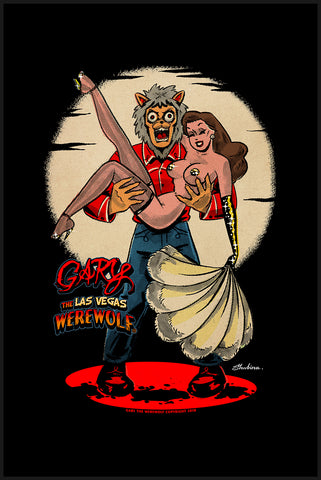 GARY THE WEREWOLF - Brunette “Showgirl” Premium Matte Art Print