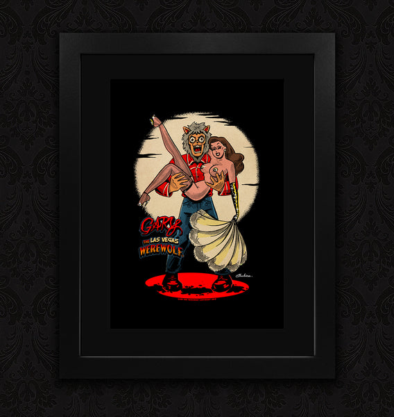 GARY THE WEREWOLF - Brunette “Showgirl” Premium Matte Art Print