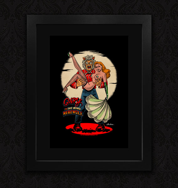GARY THE WEREWOLF - Redhead ”Showgirl” Premium Matte Art Print