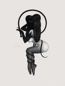 MADD ANTHONY - Phantoms of Fetish Collection - Specter No. 1 (B&W Version) - Premium Matte Art Print