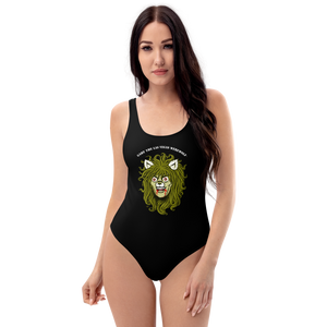 GARY THE WEREWOLF - Monster Green Gary Face Logo - One-Piece Swimsuit