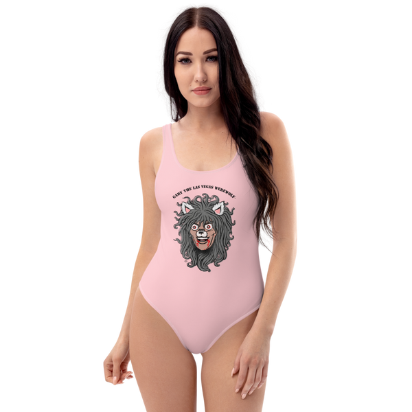 GARY THE WEREWOLF - Orig. Gary Face Logo  - One-Piece Swimsuit