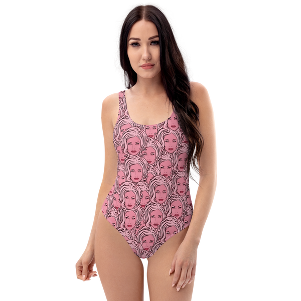 MADD ANTHONY - Pink Sabina Repeat - One-Piece Swimsuit