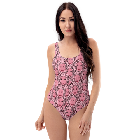 MADD ANTHONY - Pink Sabina Repeat - One-Piece Swimsuit