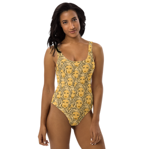 MADD ANTHONY - Yellow Sabina Repeat - One-Piece Swimsuit