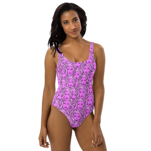 MADD ANTHONY - Purple Sabina Repeat - One-Piece Swimsuit