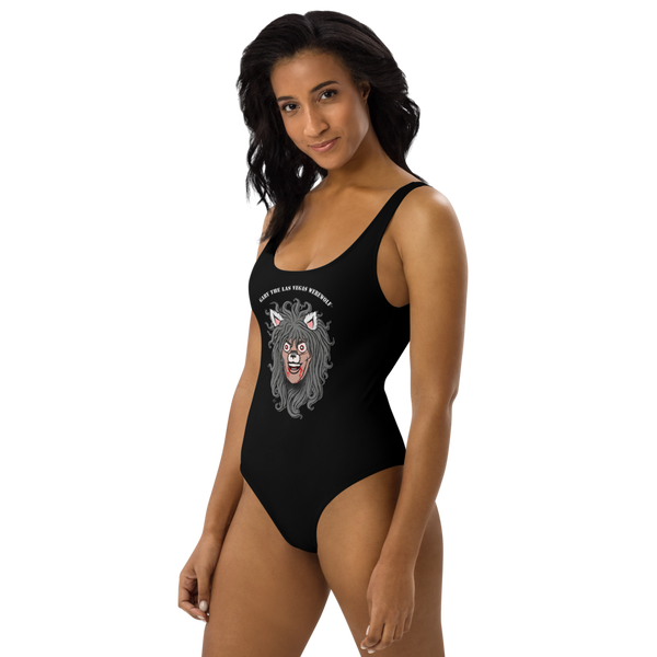 GARY THE WEREWOLF - Orig. Gary Face Logo - One-Piece Swimsuit