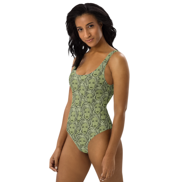 MADD ANTHONY - Green Sabina Repeat - One-Piece Swimsuit