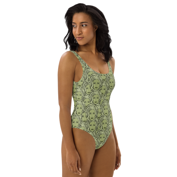 MADD ANTHONY - Green Sabina Repeat - One-Piece Swimsuit