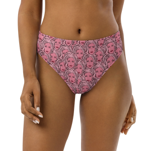 MADD ANTHONY - Pink Sabina Repeat - High-Waisted Bikini Bottom