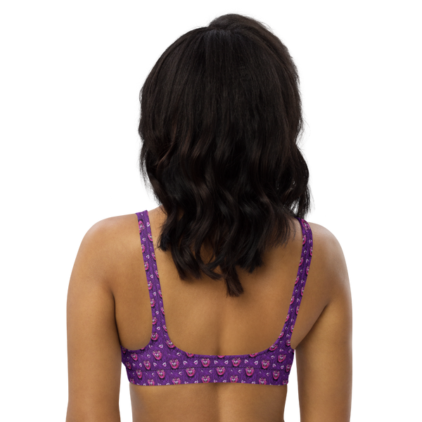 GARY THE WEREWOLF - Purple Gary Face Logo - All-Over Print Bikini Top