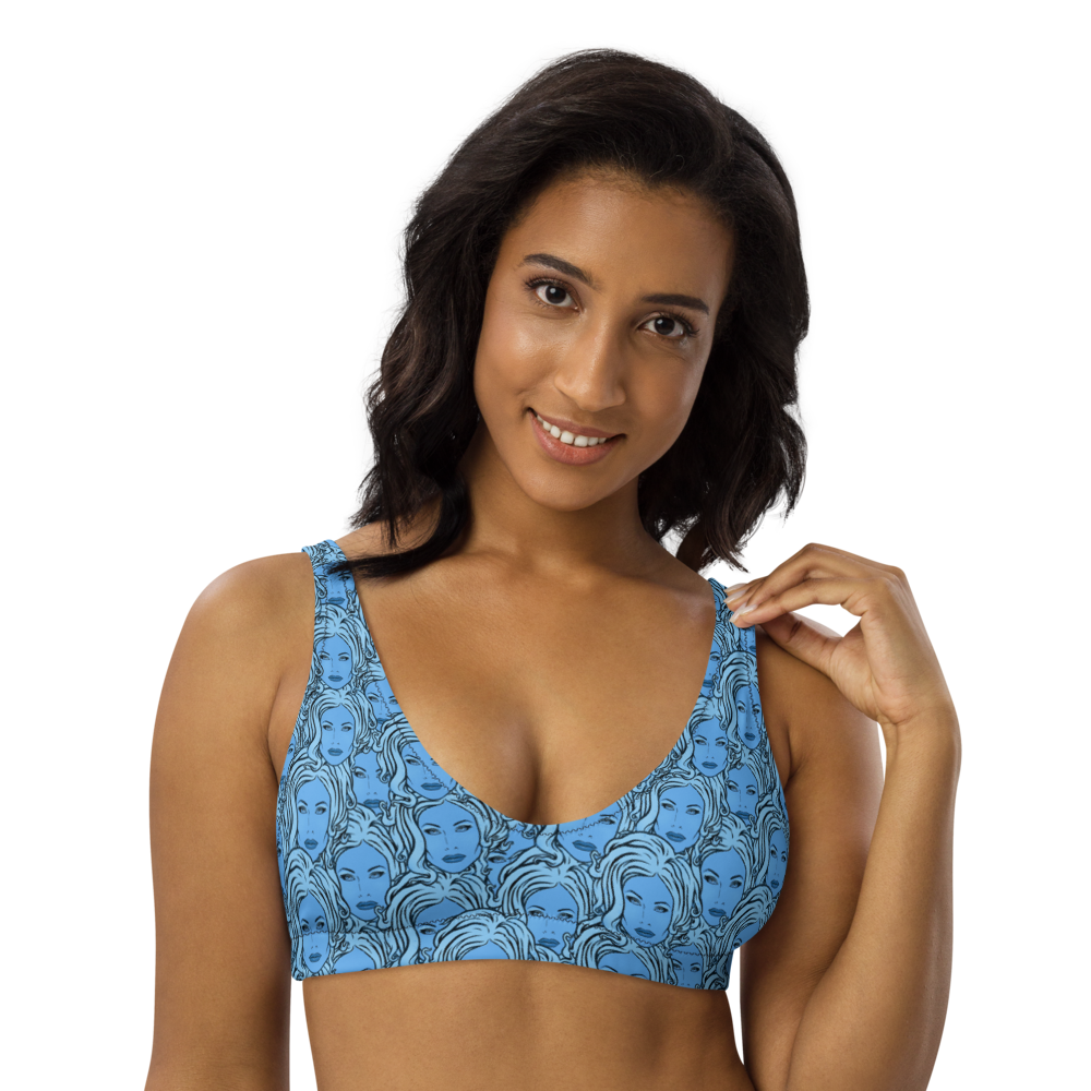 MADD ANTHONY - Blue Sabina Repeat - Padded Bikini Top