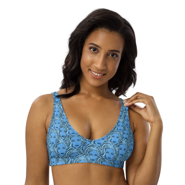 MADD ANTHONY - Blue Sabina Repeat - Padded Bikini Top