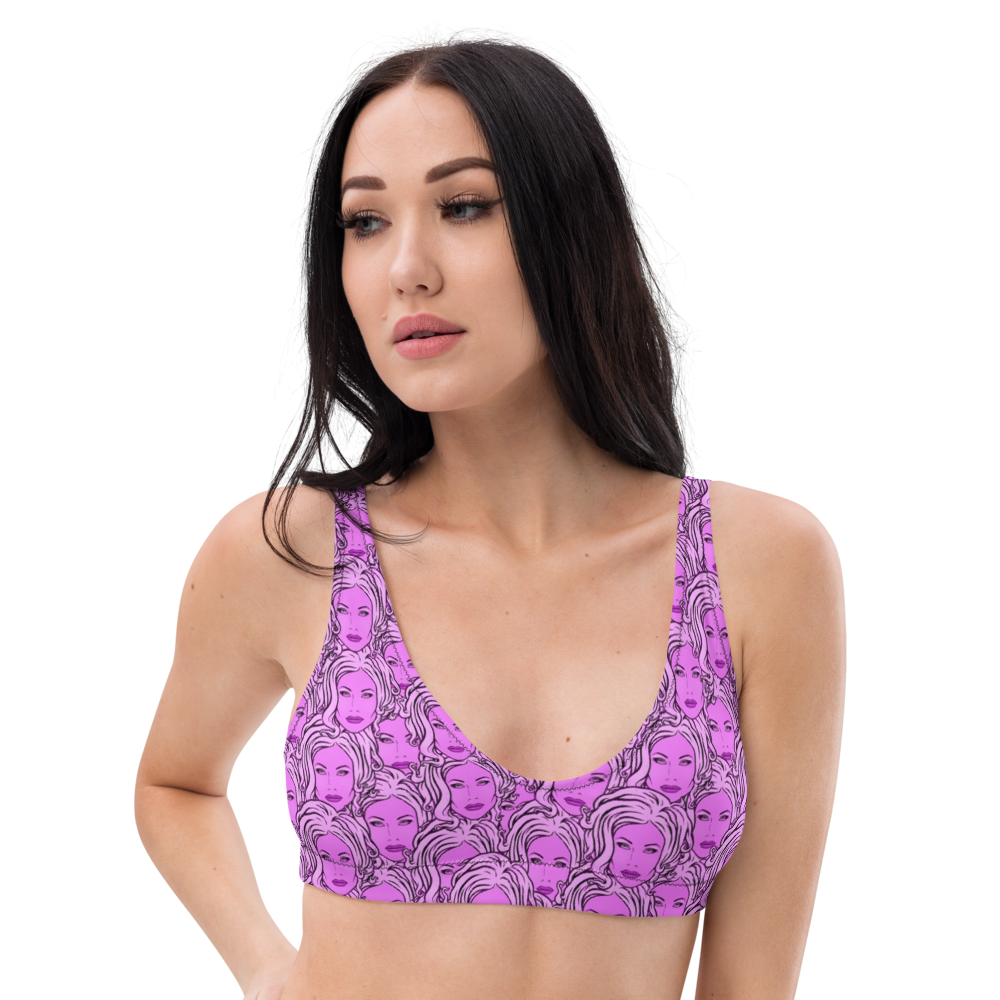 MADD ANTHONY - Purple Sabina Repeat - Padded Bikini Top