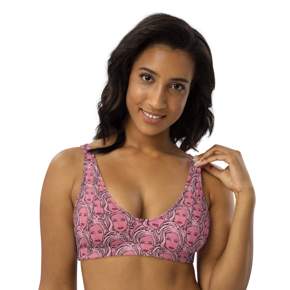 MADD ANTHONY - Pink Sabina Repeat - Padded Bikini Top