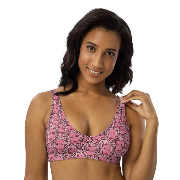 MADD ANTHONY - Pink Sabina Repeat - Padded Bikini Top