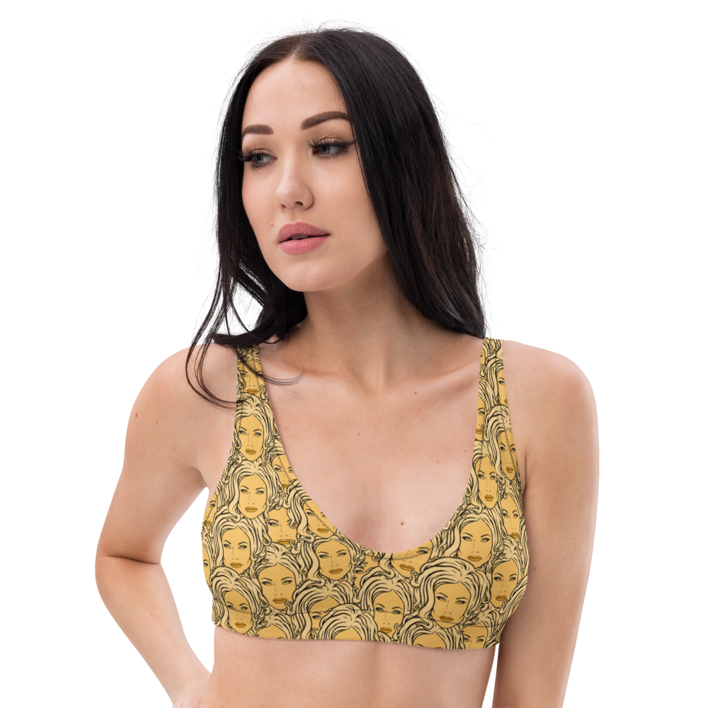 MADD ANTHONY - Yellow Sabina Repeat - Padded Bikini Top