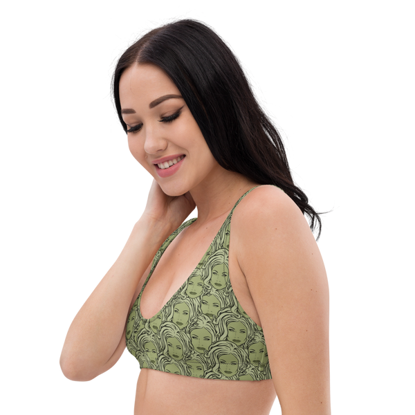 MADD ANTHONY - Green Sabina Repeat - Padded Bikini Top