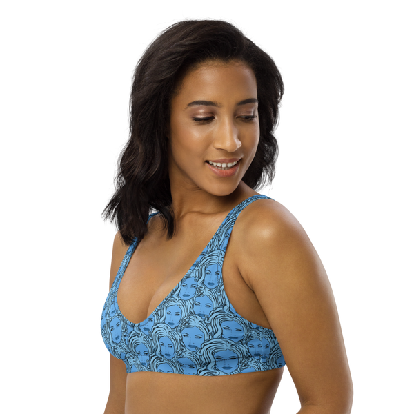 MADD ANTHONY - Blue Sabina Repeat - Padded Bikini Top