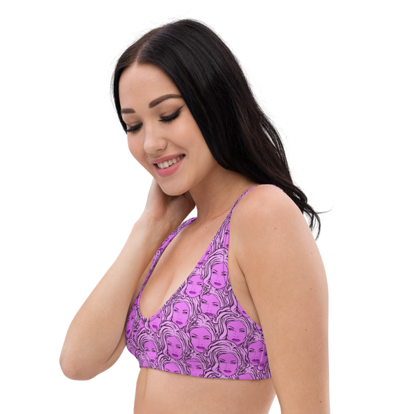 MADD ANTHONY - Purple Sabina Repeat - Padded Bikini Top