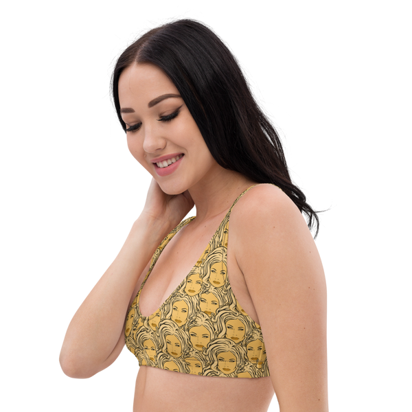 MADD ANTHONY - Yellow Sabina Repeat - Padded Bikini Top