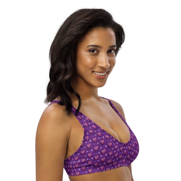 GARY THE WEREWOLF - Purple Gary Face Logo - All-Over Print Bikini Top