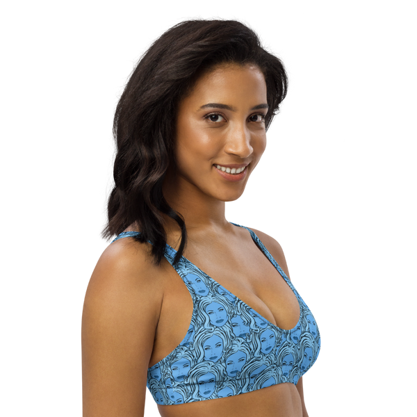 MADD ANTHONY - Blue Sabina Repeat - Padded Bikini Top