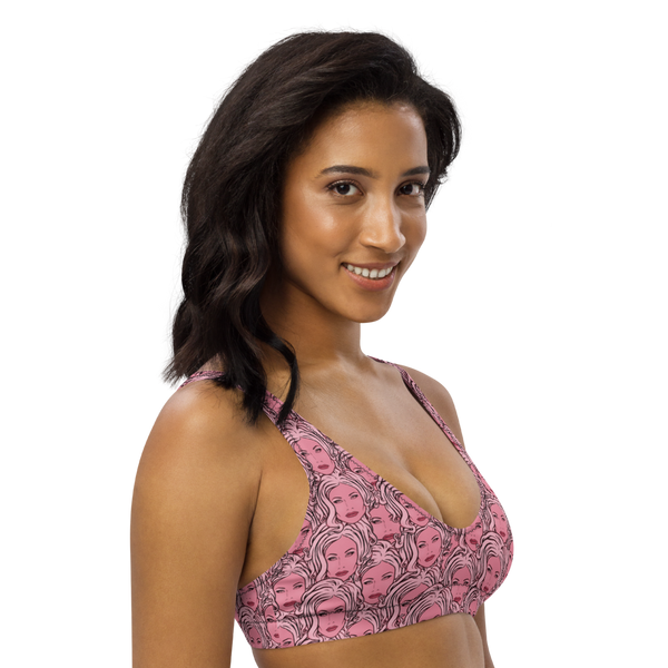 MADD ANTHONY - Pink Sabina Repeat - Padded Bikini Top