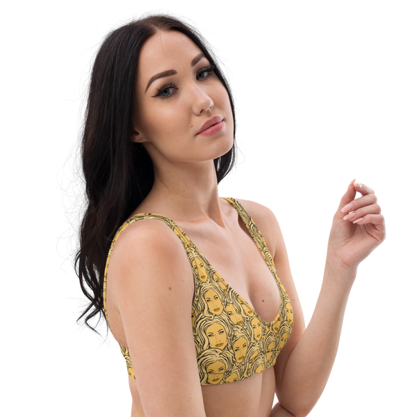 MADD ANTHONY - Yellow Sabina Repeat - Padded Bikini Top