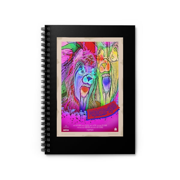 GARY THE WEREWOLF - "Psychazmo-cycle" Movie Poster Spiral Notebook - Ruled Line