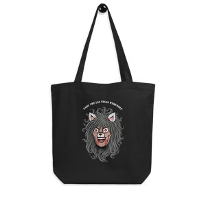 GARY THE WEREWOLF - Orig. Gary Face Logo - Eco Tote Bag in Black