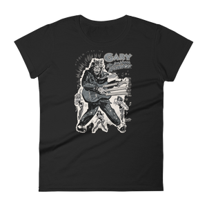 GARY THE WEREWOLF - Silver "Rockin' Gary" Women's Babydoll T-shirt in Various Colors