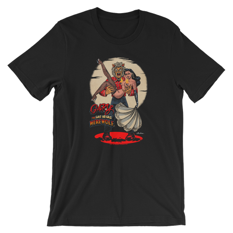 GARY THE WEREWOLF - Marie Devilreux "Showgirl" T-shirt in Black