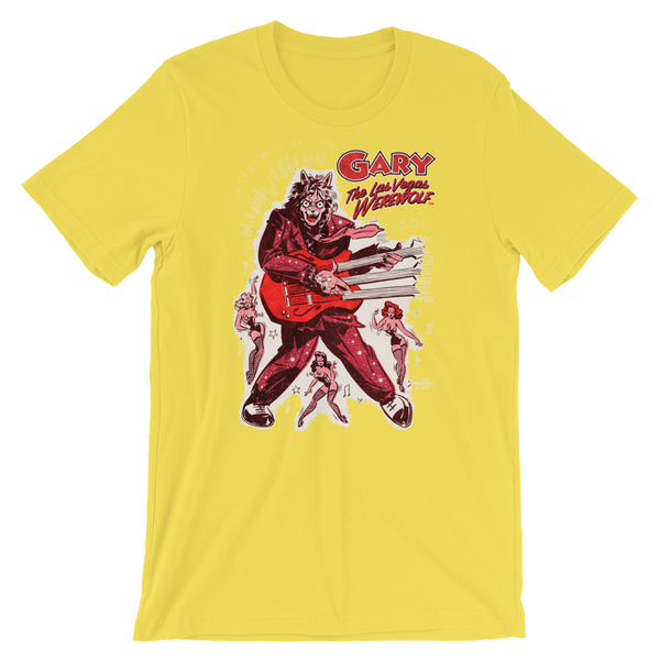 GARY THE WEREWOLF - Red "Rockin' Gary" T-shirt in Various Colors