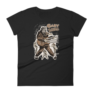 GARY THE WEREWOLF - Bronze "Rockin' Gary" Women's Babydoll T-shirt in Various Colors