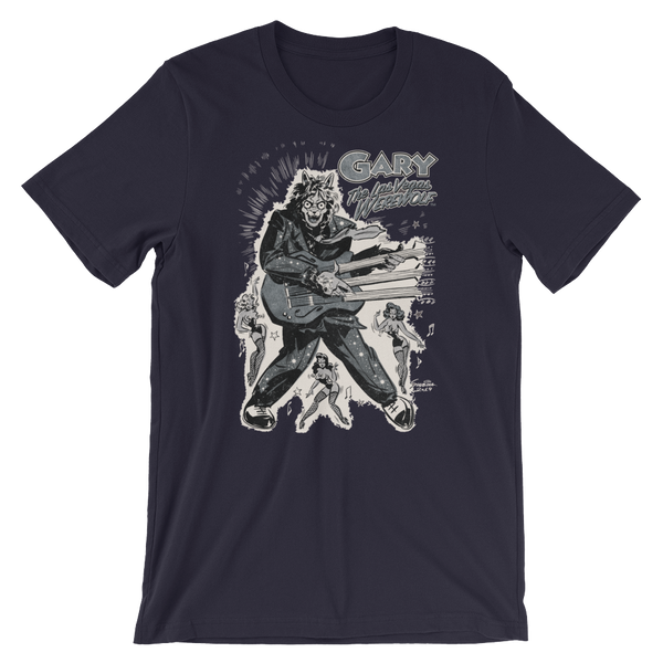 GARY THE WEREWOLF - Silver "Rockin' Gary" T-shirt in Various Colors