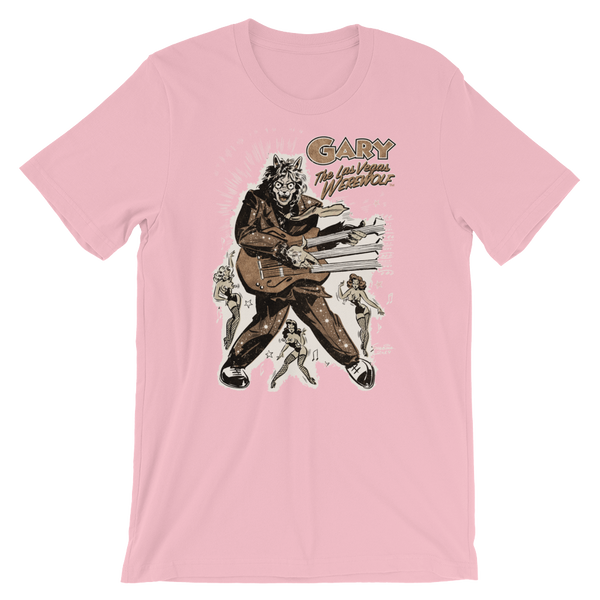 GARY THE WEREWOLF - Bronze "Rockin' Gary" T-shirt in Various Colors