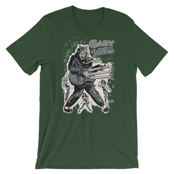 GARY THE WEREWOLF - Silver "Rockin' Gary" T-shirt in Various Colors